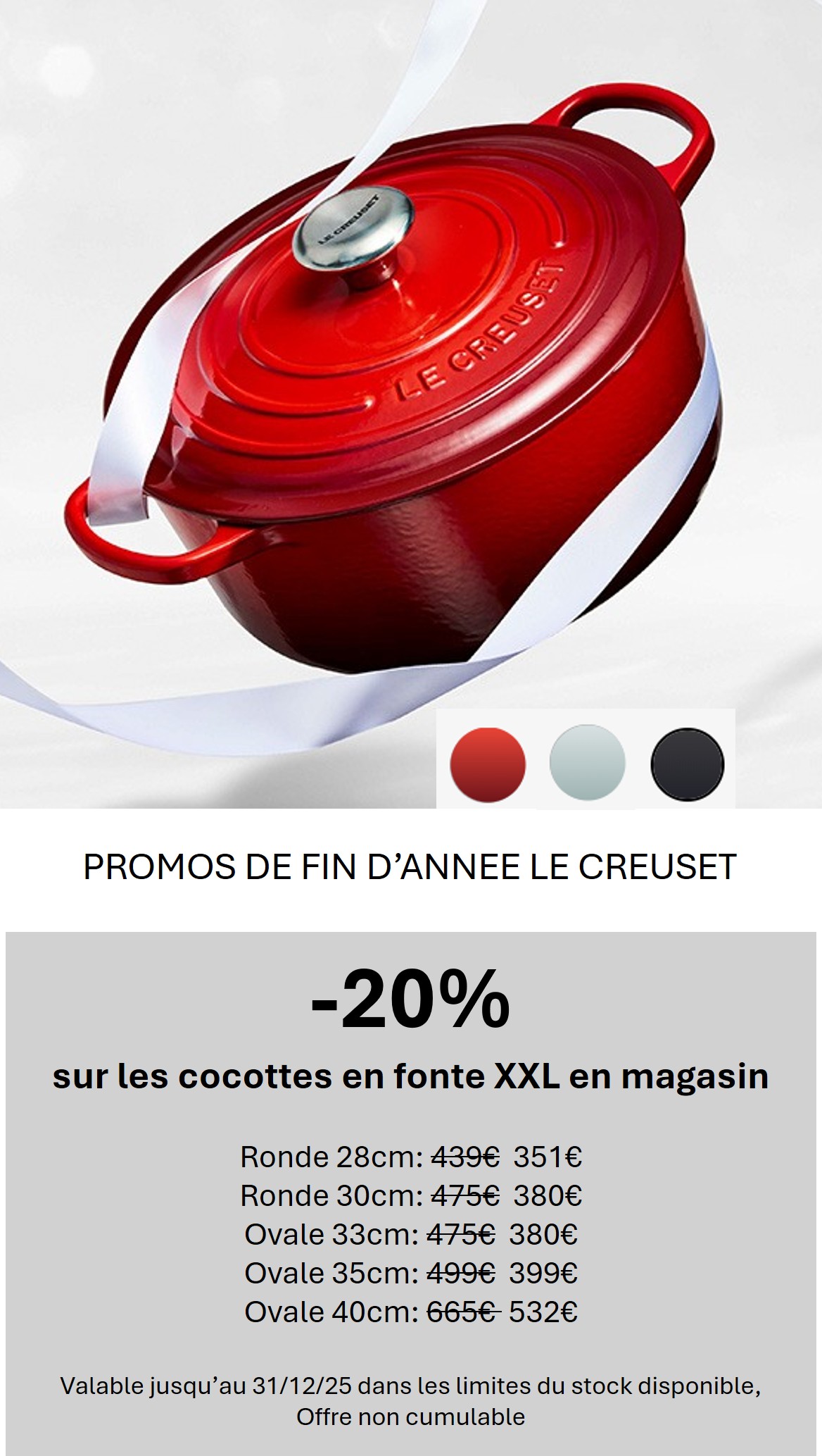 promos de fin d'année